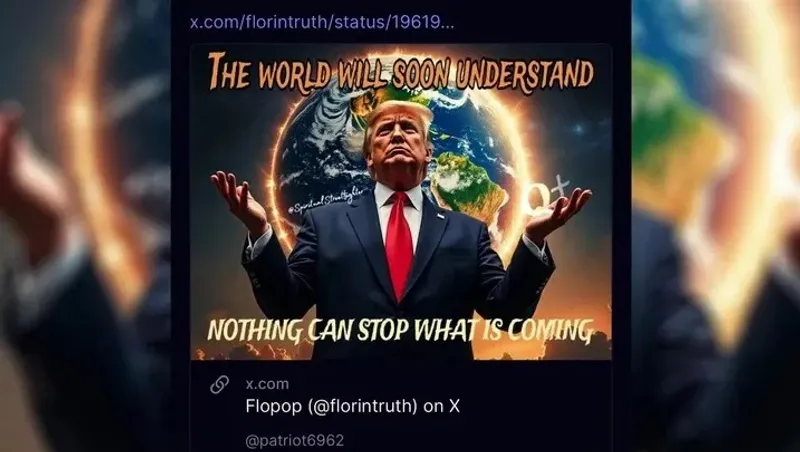 Трамп өз әлеуметтік желісінде жұмбақ жазба жариялады