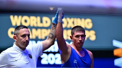 Сағындық Тоғамбай, бокс, Ұлыбритания, ширек финал , сурет - Zakon.kz жаңалық 08.09.2025 20:56