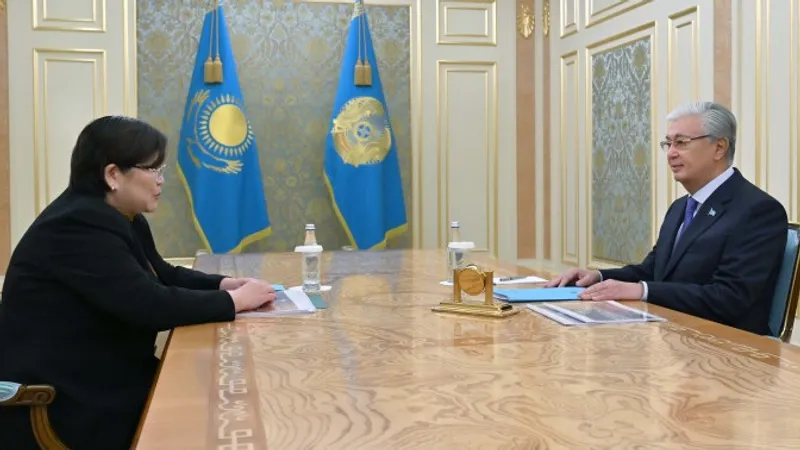 Президент Конституциялық сот төрағасы Эльвира Азимованы қабылдады