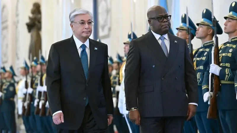 Ақордада Конго Демократиялық Республикасының президентін қарсы алу рәсімі өтті