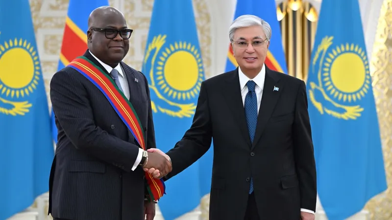 Тоқаев Конго президентін І дәрежелі "Достық" орденімен марапаттады