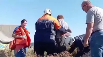 Шымкентте жасөспірім жылқысымен бірге терең шұңқырға құлап кетті, сурет - Zakon.kz жаңалық 14.09.2025 15:10