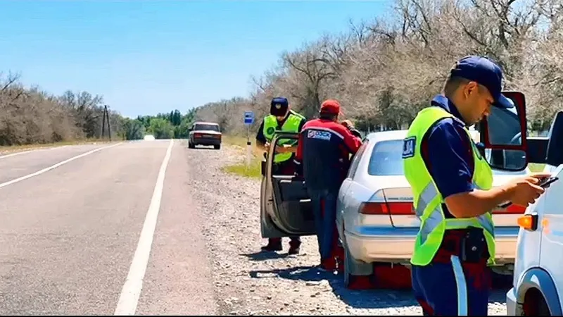 Абай облысында полиция дрондардың көмегімен жол қозғалысын қадағалауда