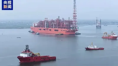 Қытай сұйытылған табиғи газ өндіретін ең ірі теңіз зауытын салды, сурет - Zakon.kz жаңалық 17.09.2025 08:33