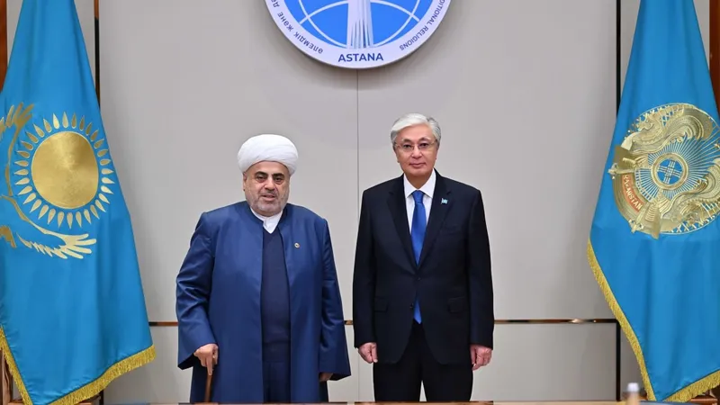 Мемлекет басшысы Кавказ мұсылмандары басқармасының төрағасын қабылдады