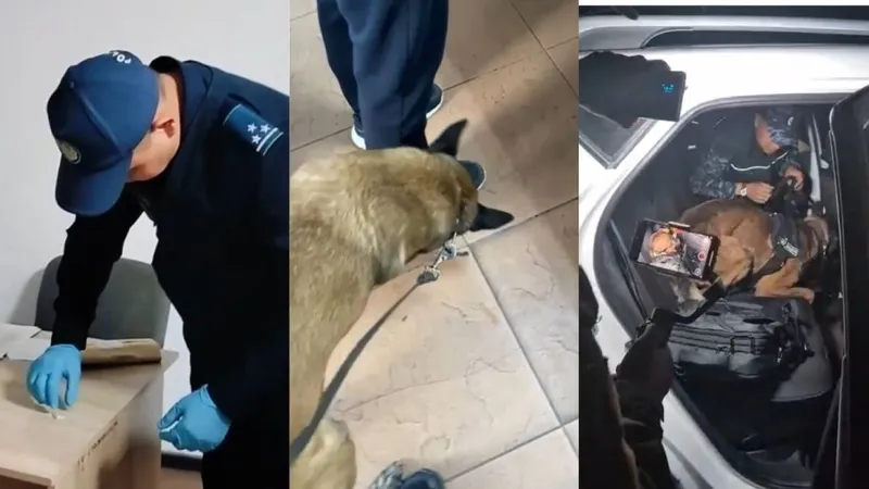 Астанада қызметтік иттің көмегімен жүргізушіден есірткі табылды