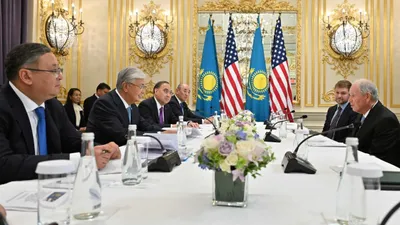 Кездесу, АҚШ, Нью-Йорк, Тоқаев, Blackstone компаниясы, инвестиция, Стивен Шварцман, сурет - Zakon.kz жаңалық 22.09.2025 22:00