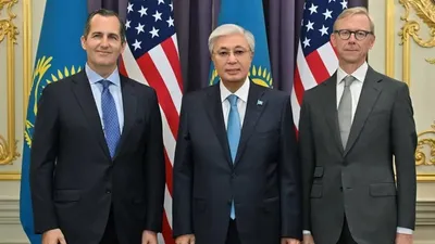 Кездесу, АҚШ, Нью-Йорк, Тоқаев, Cerberus Capital Management , сурет - Zakon.kz жаңалық 22.09.2025 19:24