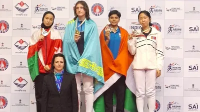 Қазақстан семсерлесуден кадеттер арасында өткен Азия кубогында екі алтын медаль жеңіп алды, сурет - Zakon.kz жаңалық 23.09.2025 17:47