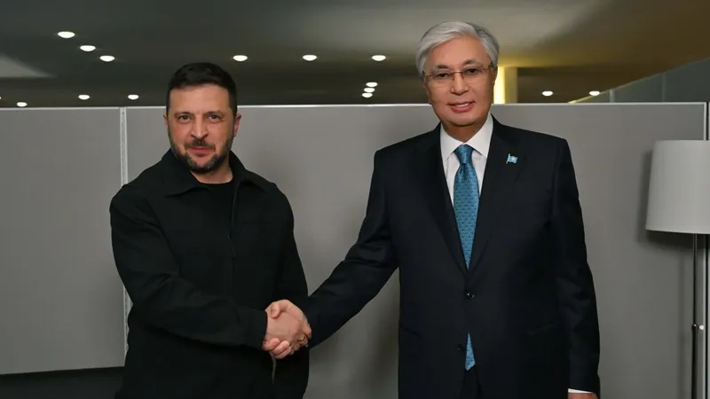 Мемлекет басшысы Украина Президентімен кездесу өткізді