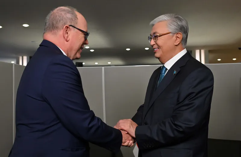 Тоқаев Нью-Йоркте Монако Князьімен кездесті