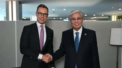 Тоқаев пен Стубб , сурет - Zakon.kz жаңалық 24.09.2025 02:44