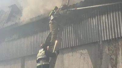 Астанада алапат өрт болды: кадрлар, өрт аумағы және ТЖМ түсіндірмесі, сурет - Zakon.kz жаңалық 25.09.2025 16:43