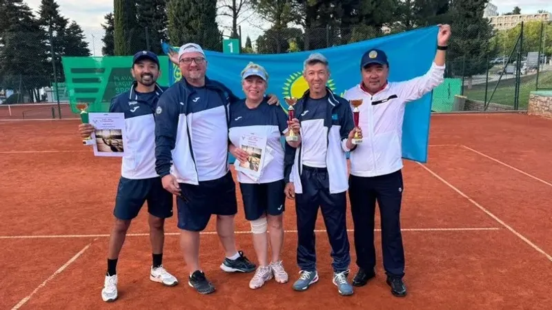 Хорватияда журналистер арасында теннистен өткен әлем чемпионатында Қазақстан бес жүлде иеленді