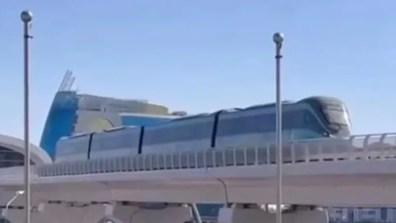 Астанада LRT сынақ режимінде іске қосылды