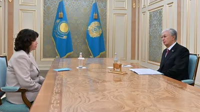 Президент қабылдауы, Ақорда, Мемлекет басшысы, Оқу-ағарту министрі, Жұлдыз Сүлейменова , сурет - Zakon.kz жаңалық 29.09.2025 17:00
