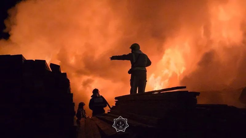 Маңғыстау облысында базар өртеніп кетті