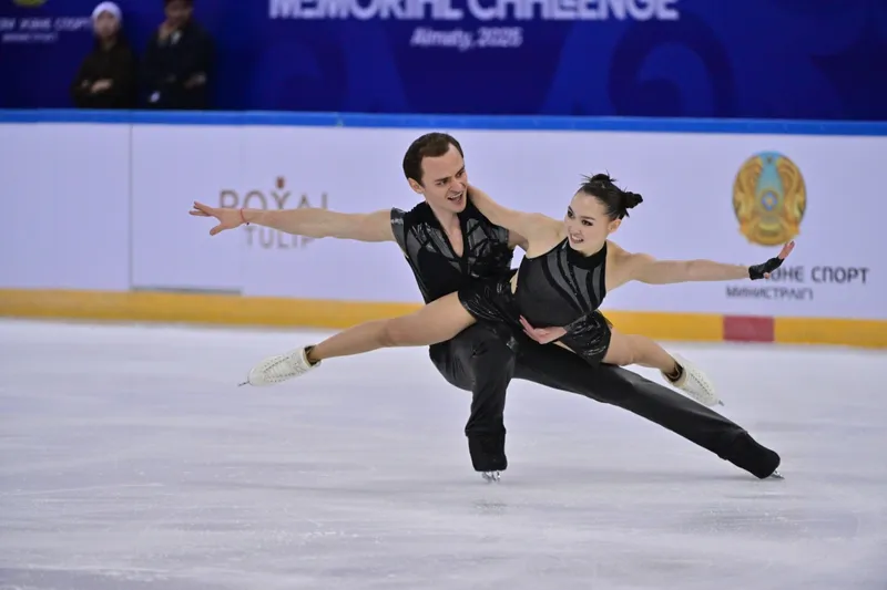 Денис Тен мемориалы: Бойсангур Датиев пен Гаухар Наурызова ырғақты биде өнер көрсетті