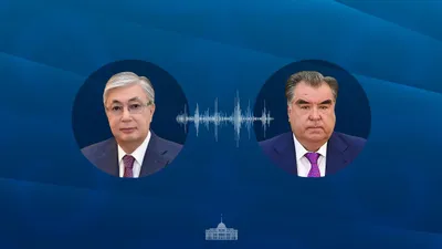 Телефон арқылы сөйлесу, Қасым-Жомарт Тоқаев, Эмомали Рахмон, туған күн, құттықтау, сурет - Zakon.kz жаңалық 05.10.2025 11:23