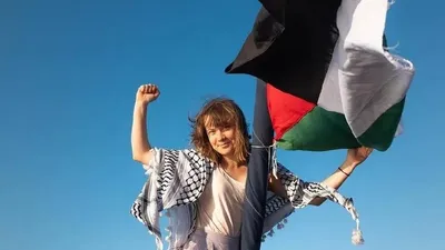 Грета Тунберг, эко-белсенді, Израиль, сурет - Zakon.kz жаңалық 06.10.2025 10:22