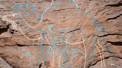 Археологтар, ежелгі суреттер, таңбалар, сурет - Zakon.kz жаңалық 07.10.2025 12:21