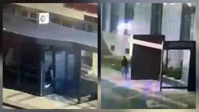 Астанада аялдама әйнегін сындырған тұрғын анықталды, сурет - Zakon.kz жаңалық 09.10.2025 19:15