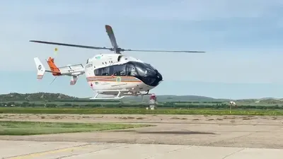 Тікұшақ, Ақмола облысы, Ақкөл, Көкшетау, жас жұбайлар, эвакуация, аурухана, сурет - Zakon.kz жаңалық 10.10.2025 22:21