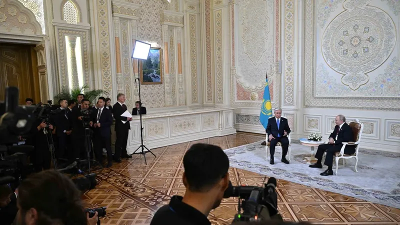 Тоқаев Владимир Путинмен Душанбеде кездесті