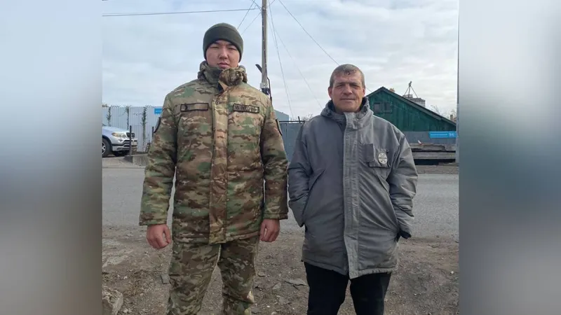 Ұландықтар суға бата жаздаған балықшыны құтқарып қалды