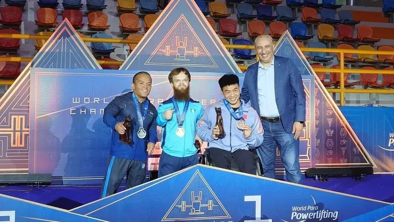 Қазақстандық параспортшы Давид Дегтярев әлемнің үш дүркін чемпионы атанды