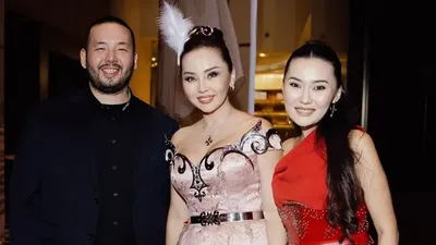 Баян Алагөзова, Айсәуле Бақытбек және оның күйеуі , сурет - Zakon.kz жаңалық 15.10.2025 13:48