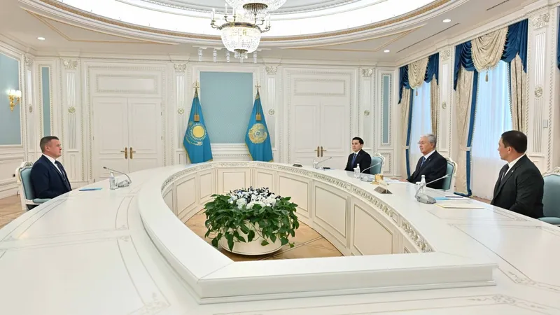 Мемлекет басшысы Дүниежүзілік допингке қарсы агенттіктің президенті Витольд Баньканы қабылдады