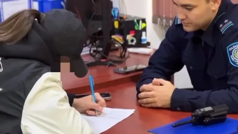 Алматыда такси жүргізушісімен түсірілген даулы видеоның авторы полицияға жеткізілді