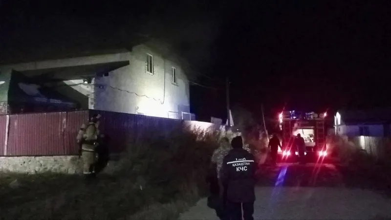 Щучинскіде монша кешенінде өрт шықты