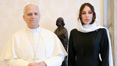 Әзербайжанның бірінші ханымы Ватиканда Рим Папасымен кездесті, сурет - Zakon.kz жаңалық 18.10.2025 14:16