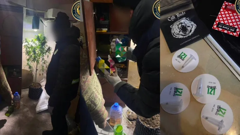 Полицейлер Шахтинск тұрғынының қорасынан жасырын фитозертхананы тапты