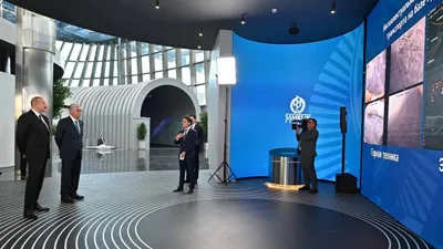 Тоқаев пен Әлиев Alem.AI халықаралық жасанды интеллект орталығына барды, сурет - Zakon.kz жаңалық 21.10.2025 17:10