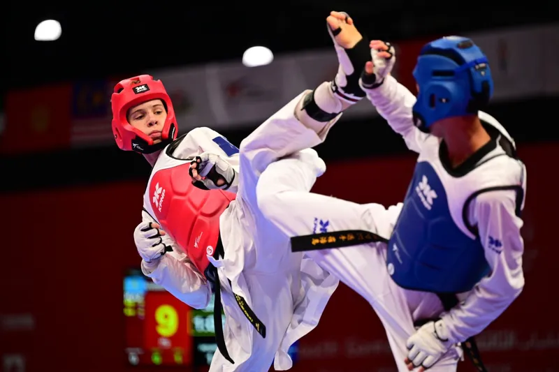 Таеквондошы Евгений Васенкин Азия ойындарының жартылай финалына шықты