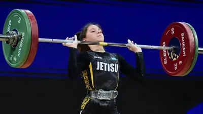 Ауыр атлетика,  Снежана Кашкарова, Бахрейн, жасөспірімдер, Азия ойындары, бесінші орын, сурет - Zakon.kz жаңалық 27.10.2025 18:43