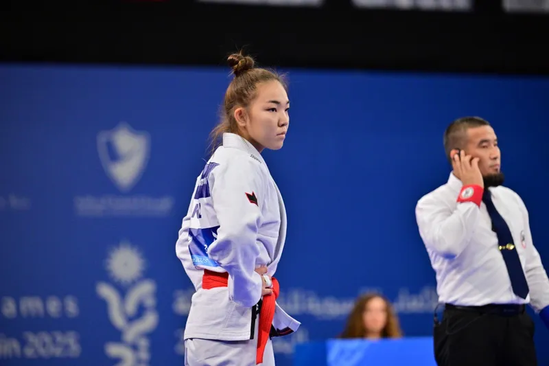 Джиу-джитсу: Лейла Рахымжанова жасөспірімдер арасындағы Азия ойындарында үшінші орын алды