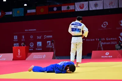 Дәулеткерей Сейфил дзюдодан жасөспірімдер Азиадасында күміс медаль алды, сурет - Zakon.kz жаңалық 30.10.2025 20:10