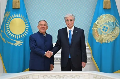 Тоқаев Рустам Миннихановпен кездесу өткізді, сурет - Zakon.kz жаңалық 31.10.2025 18:31