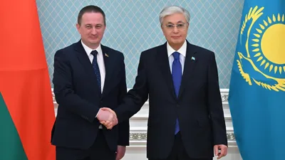 Кездесу, Ақорда, Мемлекет басшысы, Беларусь, Александр Турчин , сурет - Zakon.kz жаңалық 04.11.2025 17:03