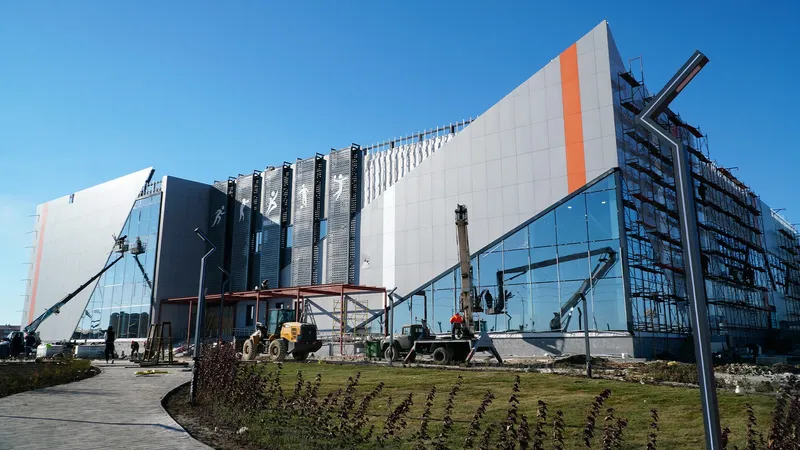 Көкшетауда қайтарылған активтер есебінен жаңа спорт кешені салынып жатыр