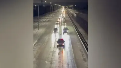 Автоколонна, көктайғақ, тұман, Ақмола облысы, патрульдік полиция  , сурет - Zakon.kz жаңалық 09.11.2025 11:32