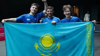 Қазақстан, үстел теннисі, Ислам ынтымақтастығы ойындары, алтын медаль  , сурет - Zakon.kz жаңалық 10.11.2025 23:44