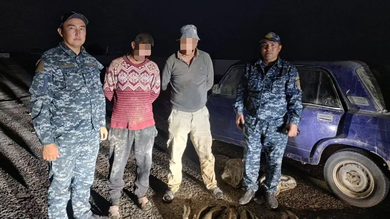 Түркістан облысында полицейлер 100 келіге жуық заңсыз ауланған балықты тәркіледі