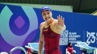 Софья Сподаренко, суға жүзу, Ислам ынтымақтастық ойындары, алтын медаль, сурет - Zakon.kz жаңалық 12.11.2025 22:54