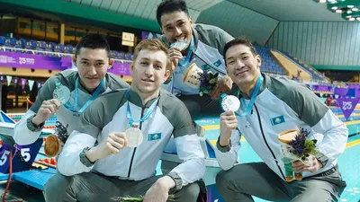 Суға жүзу, ұлттық құрама, Ислам ынтымақтастық ойындары, алтын медаль, күміс медаль, қола медаль, сурет - Zakon.kz жаңалық 13.11.2025 00:30