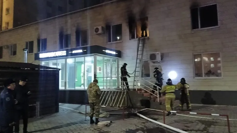 Көкшетауда тоғыз қабатты қонақүйден 150 адам шұғыл эвакуацияланды